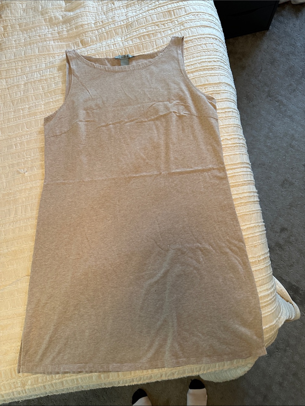 Nurture by Lamaze Lightweight Neutral Beige Maternity Top